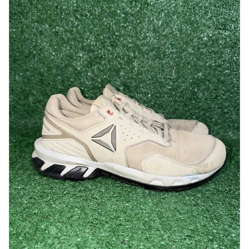 Reebok Womens Size 8 RidgeRider Trail 4.0 Beige Running Walking Shoes Sneakers
